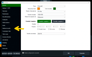 Monitorizar sonido en Vmix
