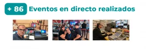 Producción audiovisual de eventos en directo